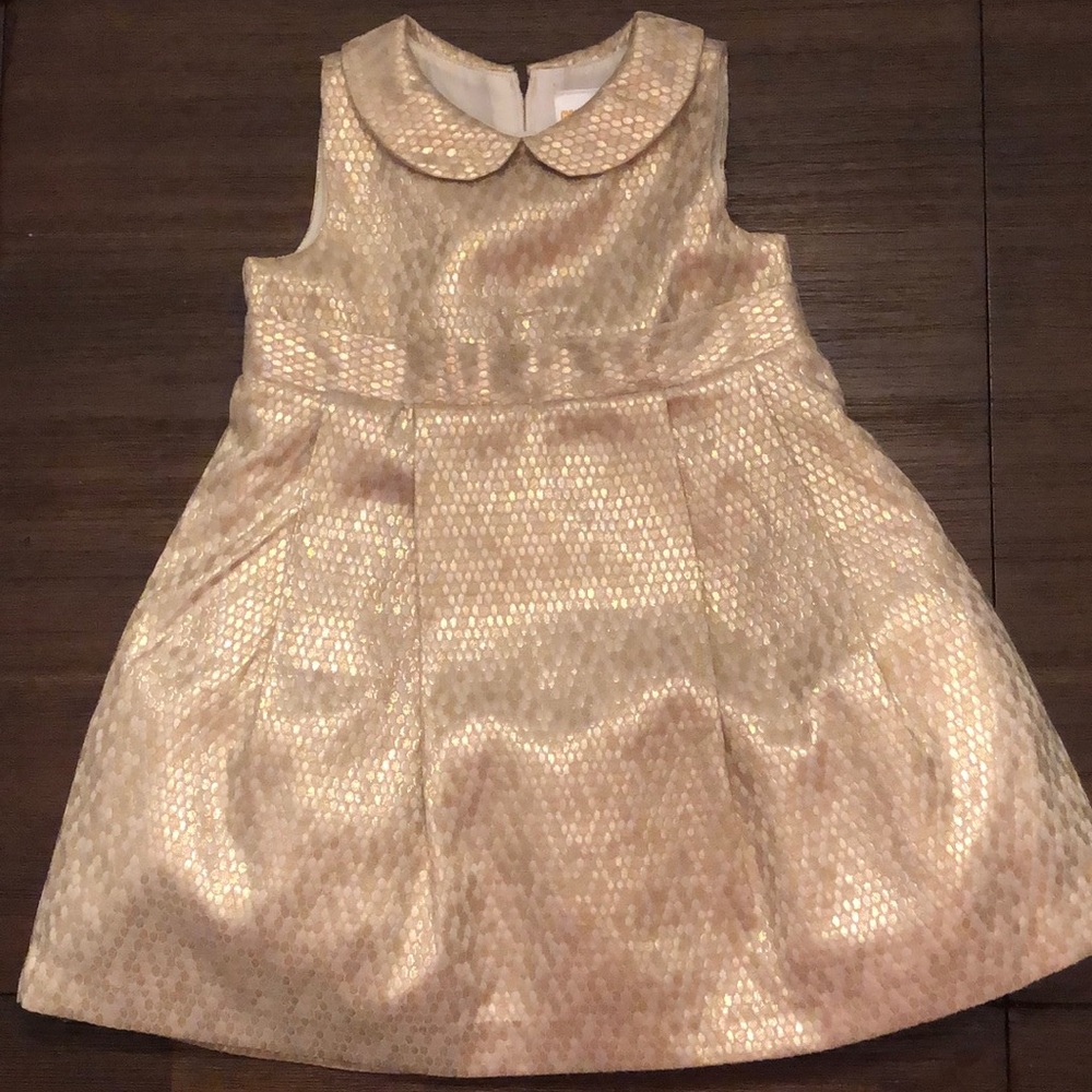 Gold dress - 12-18months